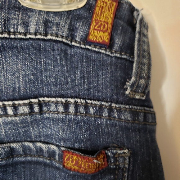 ZD Premium Womens Washed Jeans Size 16 Tapered Western Casual - Picture 8 of 9